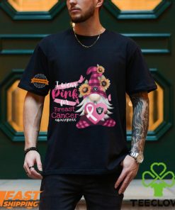 NFL Las Vegas Raiders Special Gnomes Flower In October I Wear Pink For Breast Cancer Awareness 2D Shirt