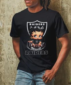 NFL Las Vegas Raiders T Shirt Betty Boop Football Tshirt 1 NFL Las Vegas Raiders T Shirt Betty Boop Football Tshirt