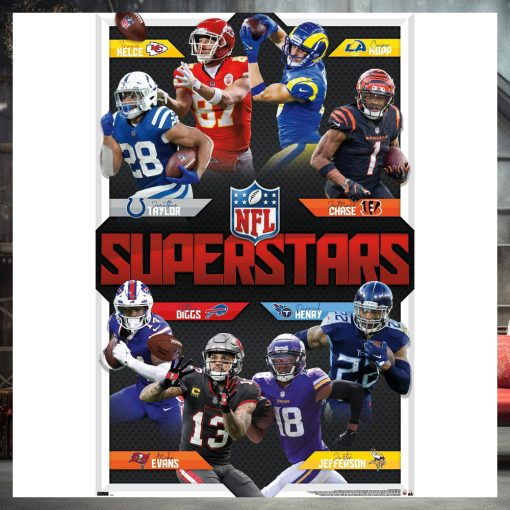 NFL League   Superstars 22 Wall Poster