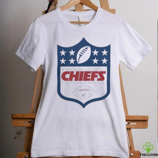 NFL Logo 87 Karma Definition Is The Guy On The Chiefs T hoodie, sweater, longsleeve, shirt v-neck, t-shirt