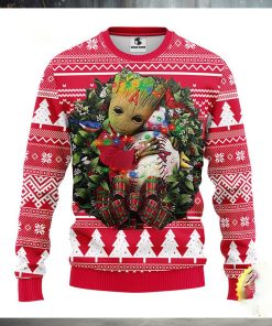 NFL Los Angeles Angels Groot Hug Christmas Ugly Sweater