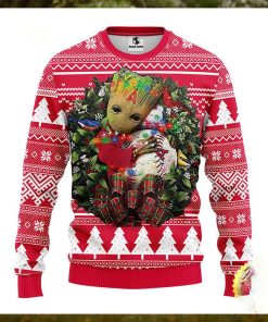 NFL Los Angeles Angels Groot Hug Christmas Ugly Sweater