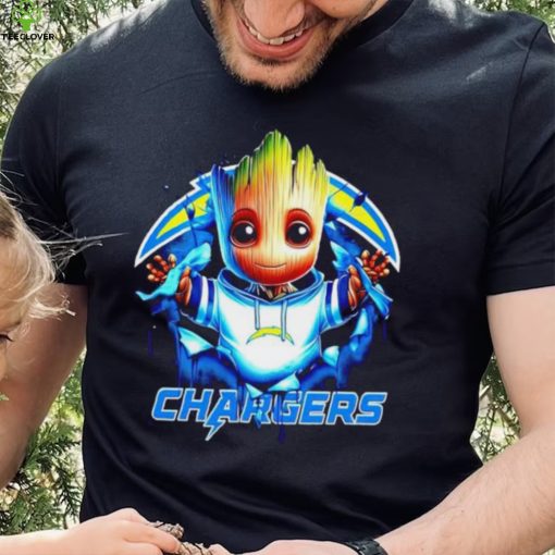 NFL Los Angeles Chargers Baby Groot hoodie, sweater, longsleeve, shirt v-neck, t-shirt