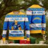 NFL Los Angeles Chargers The Grinch Ugly Christmas Sweater