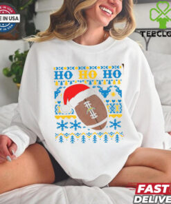 NFL Los Angeles Chargers Football Santa Claus Hohoho Christmas Pattern shirt