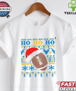 NFL Los Angeles Chargers Football Santa Claus Hohoho Christmas Pattern shirt
