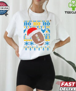 NFL Los Angeles Chargers Football Santa Claus Hohoho Christmas Pattern shirt