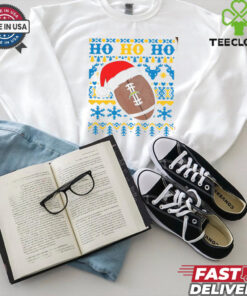 NFL Los Angeles Chargers Football Santa Claus Hohoho Christmas Pattern shirt