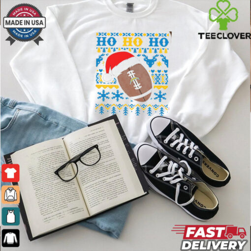 NFL Los Angeles Chargers Football Santa Claus Hohoho Christmas Pattern shirt