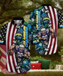 NFL Los Angeles Chargers Hawaii Shirt Mascot Aloha Summer Shirt