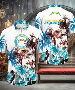 NFL Los Angeles Chargers Hawaii Shirt Palm Tree Aloha Shirt For Fans