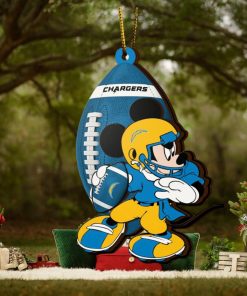 NFL Los Angeles Chargers Mickey Mouse Christmas Ornament