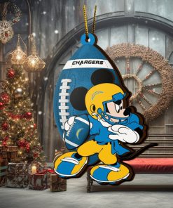 NFL Los Angeles Chargers Mickey Mouse Christmas Ornament