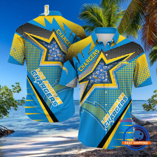 NFL Los Angeles Chargers Special Football Team Star Hawaiian Shirts