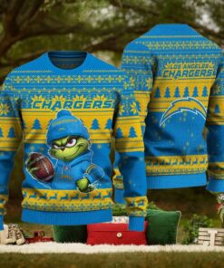 NFL Los Angeles Chargers The Grinch Ugly Christmas Sweater