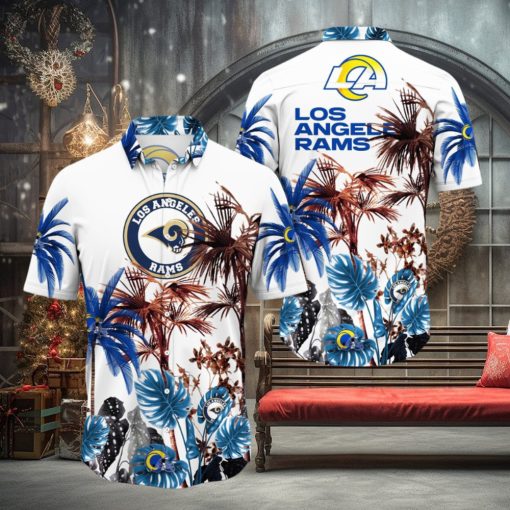 NFL Los Angeles Rams Hawaii Shirt Palm Tree Aloha Shirt For Fans