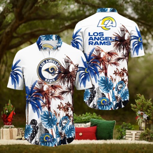 NFL Los Angeles Rams Hawaii Shirt Palm Tree Aloha Shirt For Fans