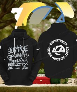 NFL Los Angeles Rams Justice Opportunity Equity Freedom Hoodie