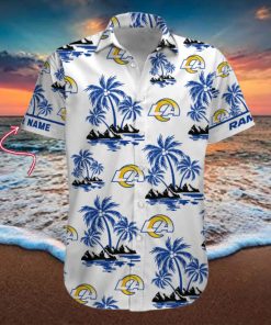 NFL Los Angeles Rams Palm Tree Tropical Summer Hawaiian Shirt