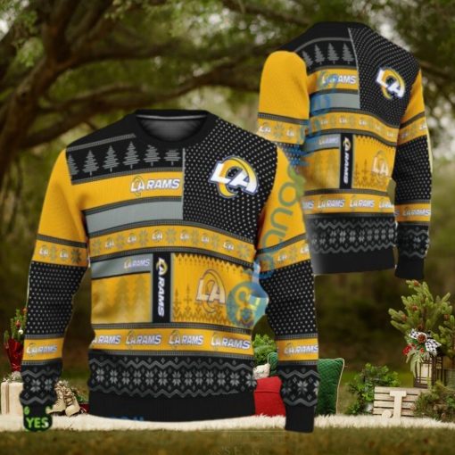 NFL Los Angeles Rams Slogan New Ugly Christmas Sweater Holidays Gift