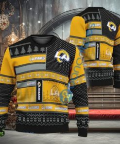 NFL Los Angeles Rams Slogan New Ugly Christmas Sweater Holidays Gift