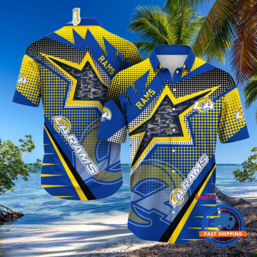 NFL Los Angeles Rams Special Football Team Star Hawaiian Shirts
