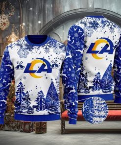 NFL Los Angeles Rams Special Forest Design Christmas Ugly Sweater Christmas Gift