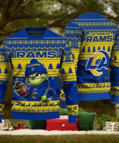 NFL Los Angeles Rams The Grinch Ugly Christmas Sweater