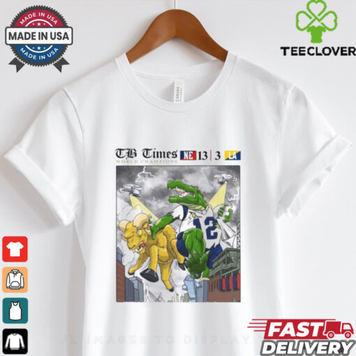 NFL Los Angeles Rams vs. New England Patriots World Champions t shirt