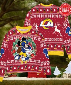 NFL Los Angeles Rams x Mickey Mouse Christ Ugly Sweater