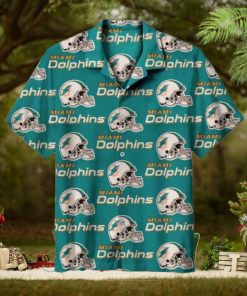 NFL Miami Dolphin Logo Hawaiian Shirt