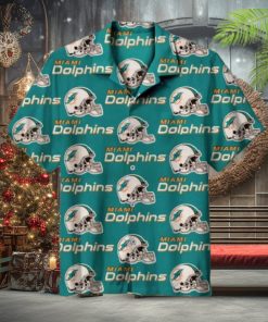 NFL Miami Dolphin Logo Hawaiian Shirt