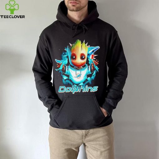 NFL Miami Dolphins Baby Groot hoodie, sweater, longsleeve, shirt v-neck, t-shirt