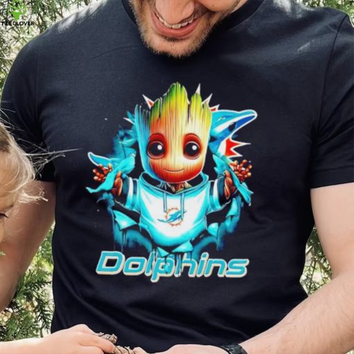 NFL Miami Dolphins Baby Groot hoodie, sweater, longsleeve, shirt v-neck, t-shirt