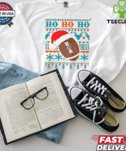 NFL Miami Dolphins Football Santa Claus Hohoho Christmas Patternshirt
