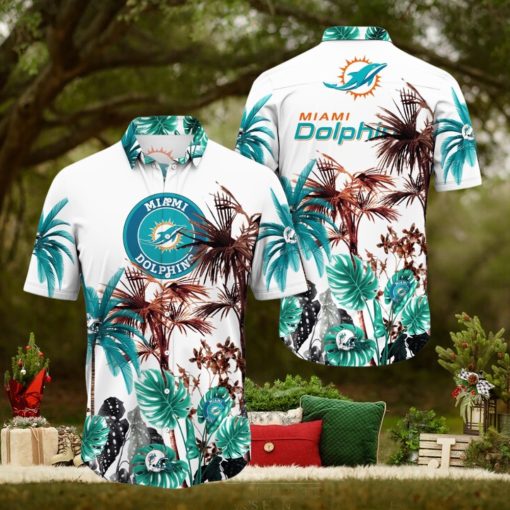 NFL Miami Dolphins Hawaii Shirt Palm Tree Aloha Shirt For Fans