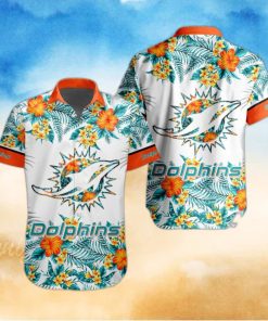 NFL Miami Dolphins Hawaiian Shirt Special Floral Tropical Team Spirit