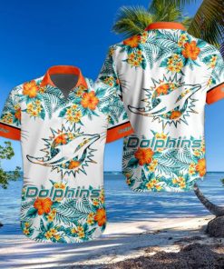 NFL Miami Dolphins Hawaiian Shirt Special Floral Tropical Team Spirit