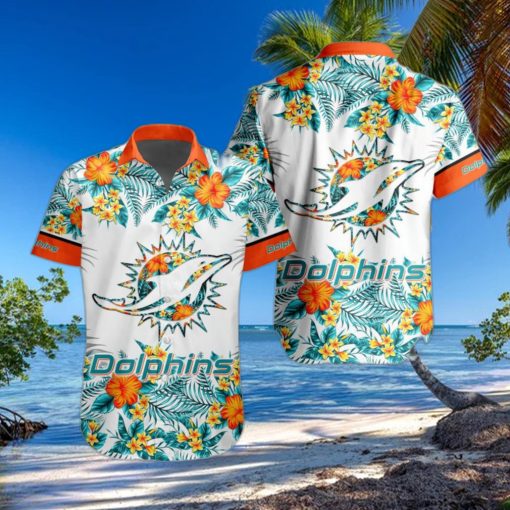 NFL Miami Dolphins Hawaiian Shirt Special Floral Tropical Team Spirit