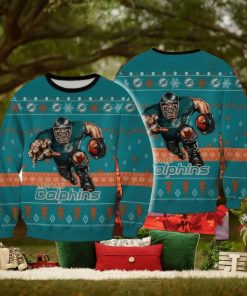 NFL Miami Dolphins Knitted Christmas Sweater Snowball