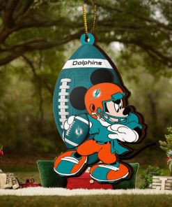 NFL Miami Dolphins Mickey Mouse Christmas Ornament