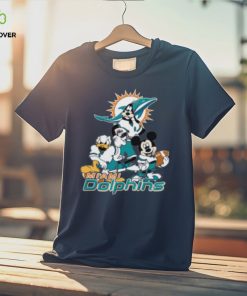 NFL Miami Dolphins Mickey Mouse Donald Duck Goofy Football Shirt T Shirt 2 NFL Miami Dolphins Mickey Mouse Donald Duck Goofy Football Shirt T Shirt