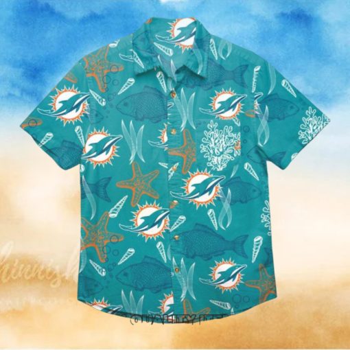 NFL Miami Dolphins Ocean Fish Hawaiian Shirt
