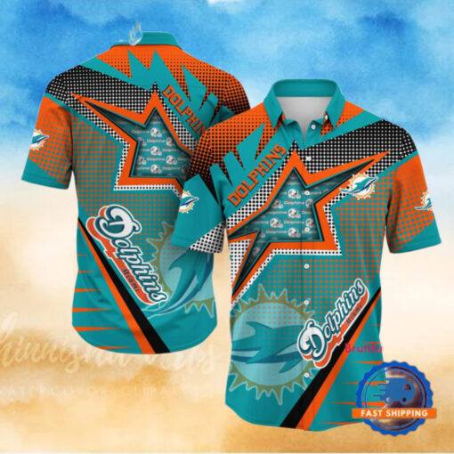 NFL Miami Dolphins Special Football Team Star Hawaiian Shirts