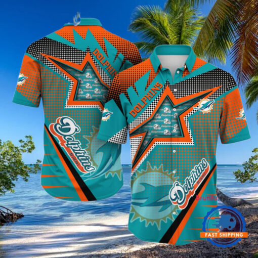 NFL Miami Dolphins Special Football Team Star Hawaiian Shirts