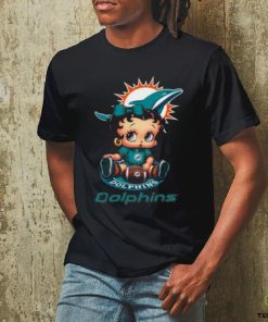 NFL Miami Dolphins T Shirt Betty Boop Football Tshirt