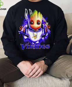 NFL Minnesota Vikings Baby Groot hoodie, sweater, longsleeve, shirt v-neck, t-shirt