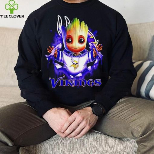 NFL Minnesota Vikings Baby Groot hoodie, sweater, longsleeve, shirt v-neck, t-shirt