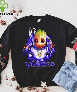 NFL Minnesota Vikings Baby Groot hoodie, sweater, longsleeve, shirt v-neck, t-shirt