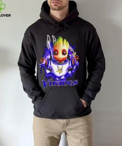 NFL Minnesota Vikings Baby Groot hoodie, sweater, longsleeve, shirt v-neck, t-shirt